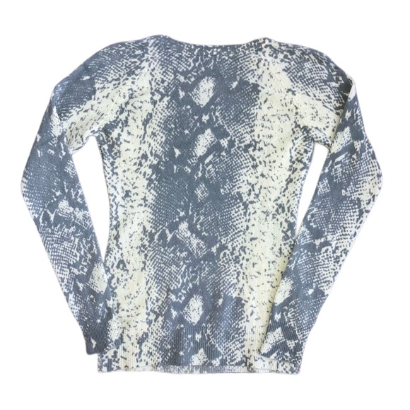 Antonio Melani Cashmere Snake Print Sweater - Picture 7 of 8
